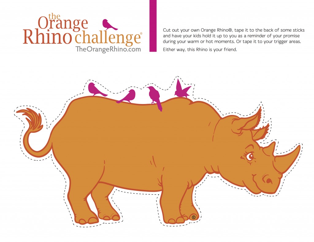 The Orange Rhino Sign to Cut Out jpg
