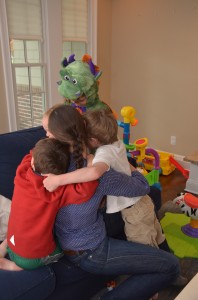 Keep up the hugs kids; mommy always needs them!