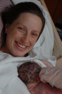 All feelings of sadness aside though, I became a mom again and couldn't stop smiling,